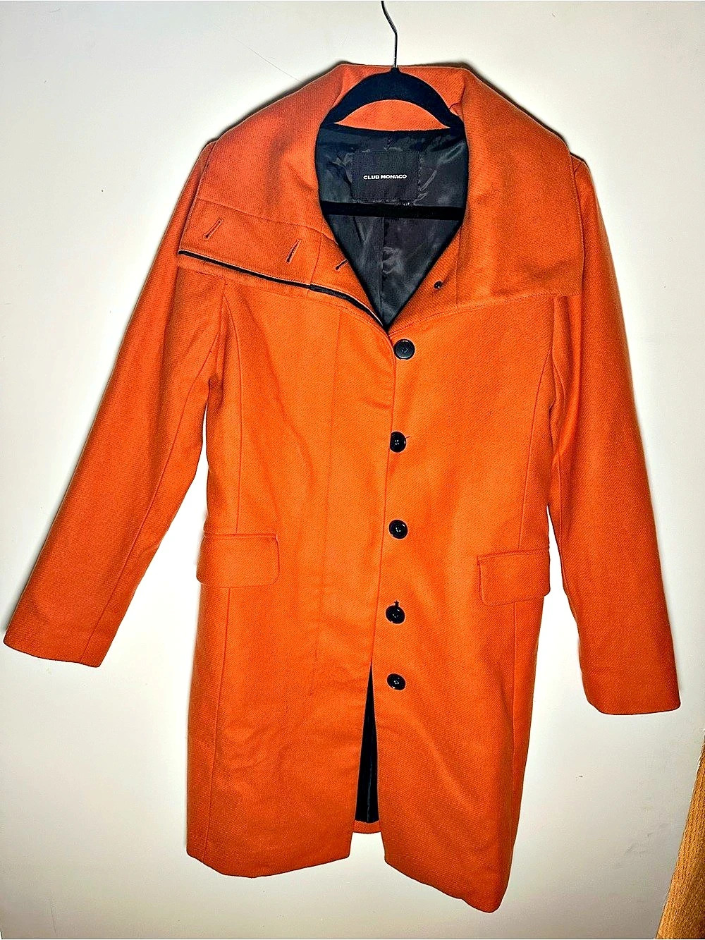 Club Mónaco Wool Blend Coat size sp